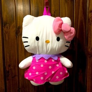 NWT Hello Kitty Plush Backpack